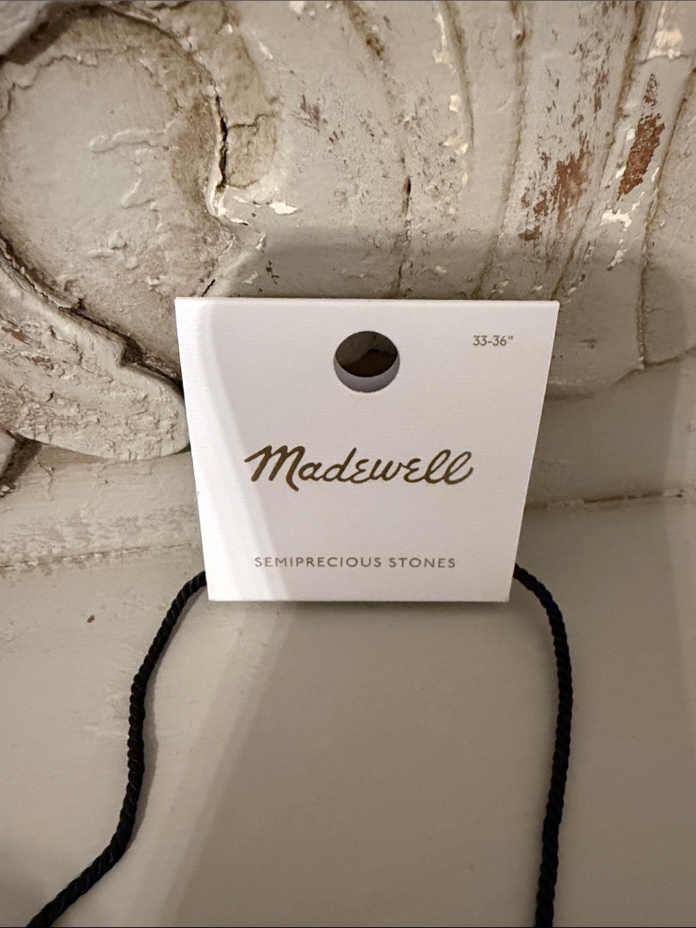 New Madewell double droplet pendant necklace - Picture 4 of 5